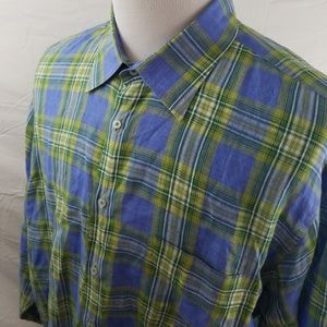 Robert Talbott Carmel Plaid L/S Button Up Shirt